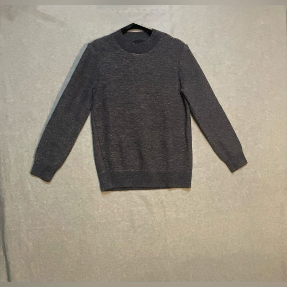 H&M Men's Crewneck Sweater - Navy blue and white